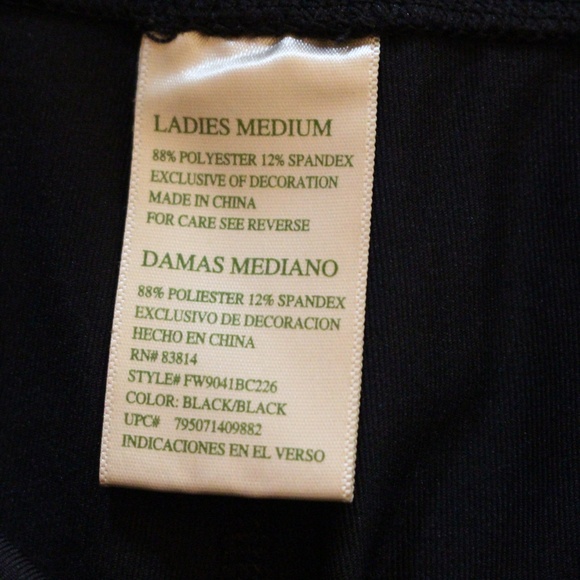 Tangerine, Black straight leg Leggings - Picture 6 of 9